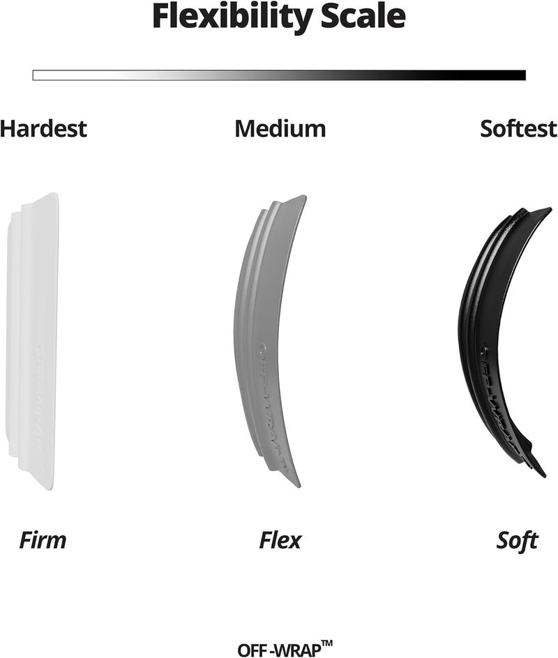 Off-Wrap ™ Squeegees - Vinyl Wrap Tint PPF (Soft - 3 Pack) - Image 2